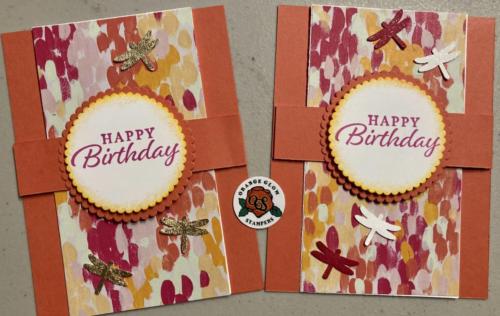 Calypso coral birthday cards