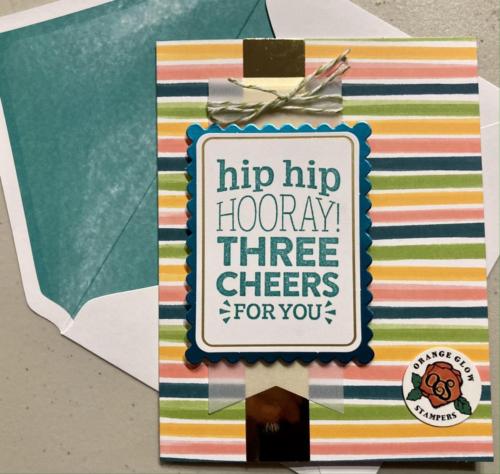 Hip Hip Hooray-great cards in this kit