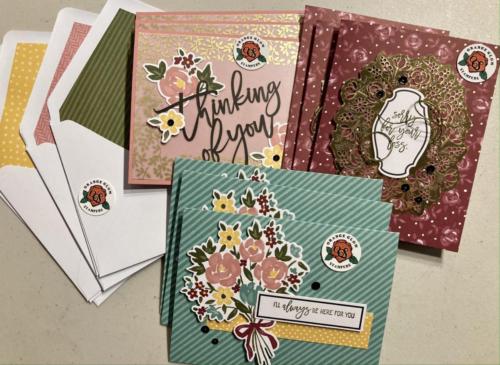 Bouquet of Hope Medley, 3 of each type of card.