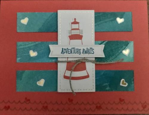 Lighthouse Adventure Awaits card